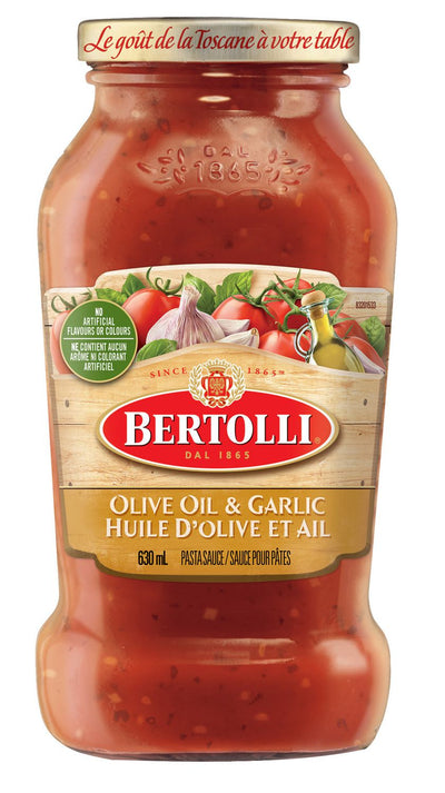 BERTOLLI OLIVE OIL & GARLIC SAUCE