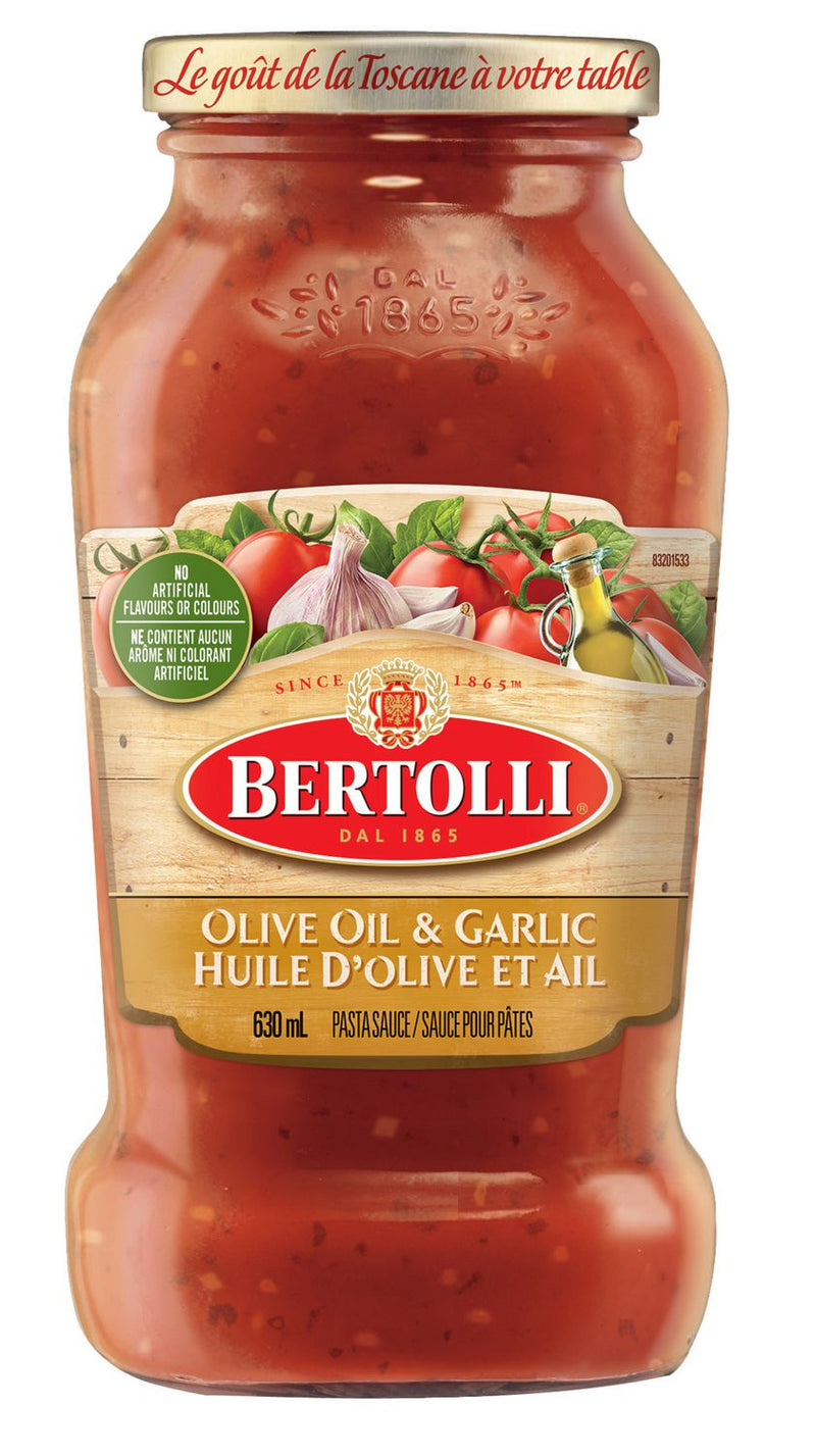 BERTOLLI OLIVE OIL & GARLIC SAUCE
