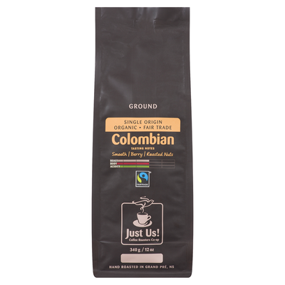 Just Us Organic Colombian Ground Coffee, 340 g