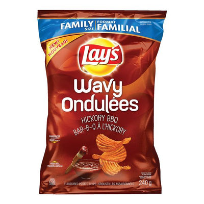 Lay's, Wavy Hickory BBQ, 240 g