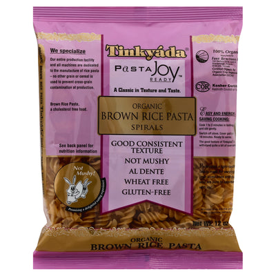 Tinkyada Organic Spirals Brown Rice Pasta, 340 g