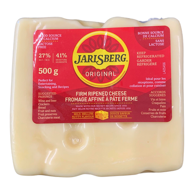 Jarlsberg Lactose Free Original Firm Ripened Cheese, 500 g