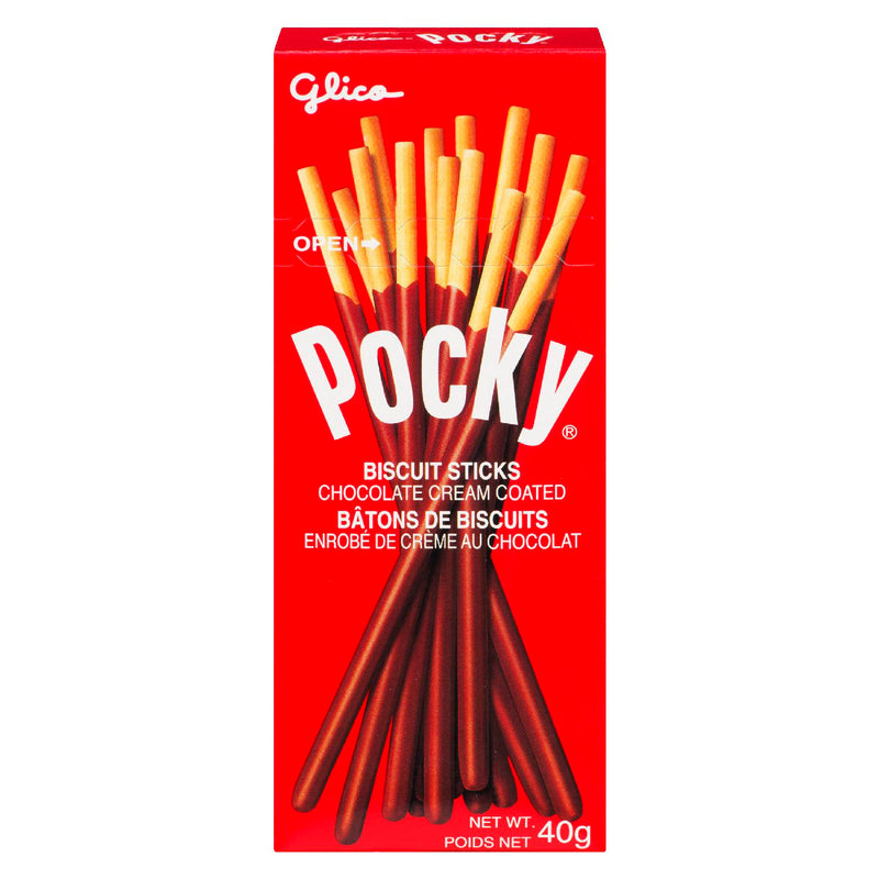 Glico Pocky Chocolate Biscuit Sticks, 10 pk