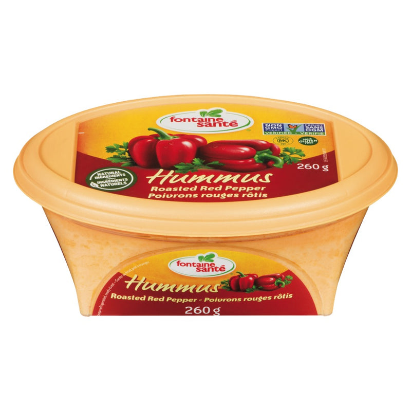 Fontaine Santé Roasted Red Pepper Hummus, 260 g