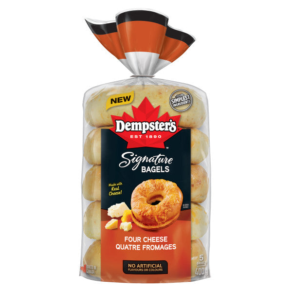 DEMPSTER'S 4 CHEESE BAGELS