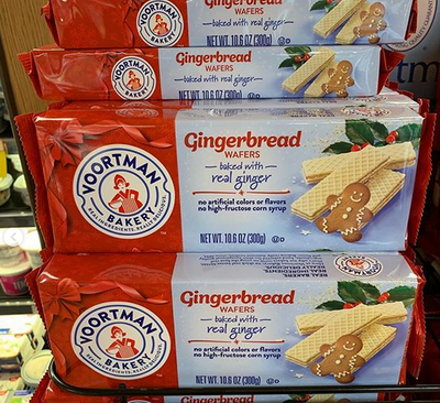 Voortman Bakery Gingerbread Wafers, 454 g