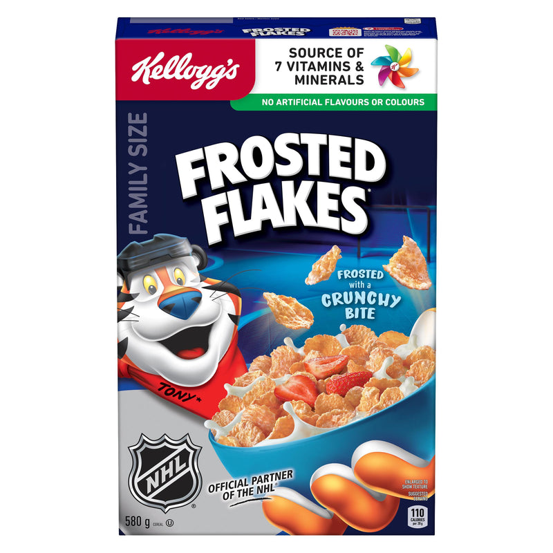 Kellogg's Family Size Rice Frosted Flakes, 580 g