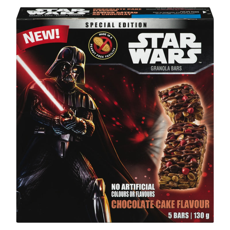 Star Wars Chocolate Cake Flavour Granola Bar, 5 ct