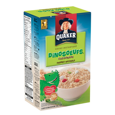 Quaker Dinosaur Eggs Instant Oatmeal, 304 g