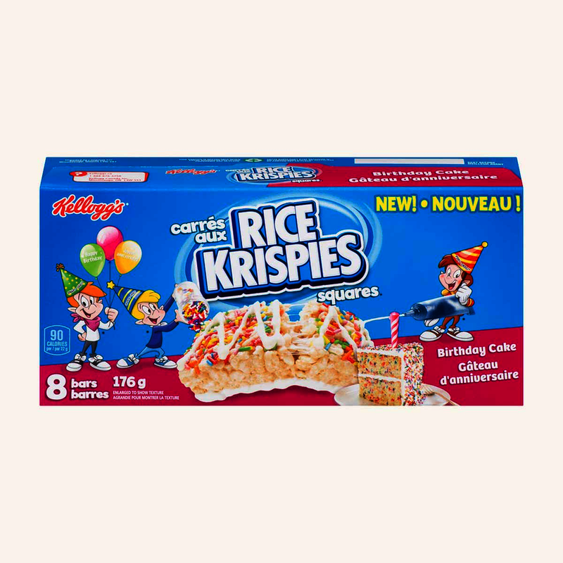 Rice Krispies Birthday Cake Squares, 220 g