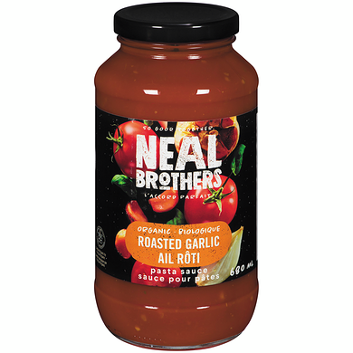 Neal Brother's Organic Roasted Garlic Pasta Sauce, 640 mL