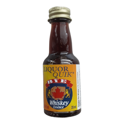 Liquor Quik, Spirits, Whiskey, Canadian Rye Whiskey Essence, 20 mL