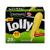 Chapman's Li'l Lolly Banana Ice Pops, 28 x 50 mL