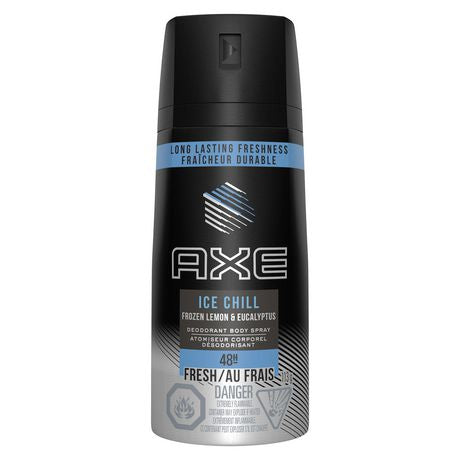 Axe Ice Chill Frozen Lemon & Eucalyptus Deodorant Body Spray, 1 ct