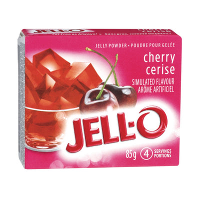 Jell-O Cherry Jelly Powder, 85 g