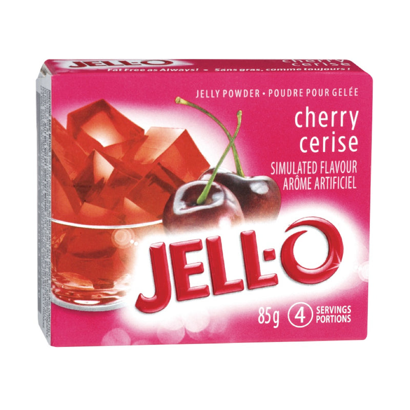 Jell-O Cherry Jelly Powder, 85 g