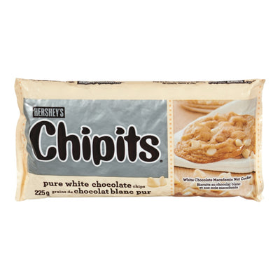Hershey's Chipits Pure White Chocolate Chips, 225 g