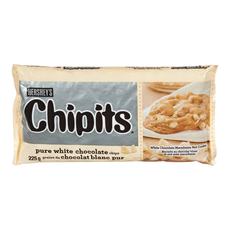 Hershey's Chipits Pure White Chocolate Chips, 225 g