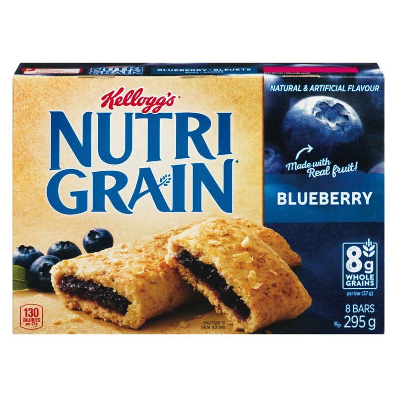 Kellogg's Nutri Grain Bars Blueberry, 295 g