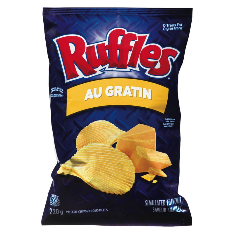 Ruffles Au Gratin Potato Chips, 200 g
