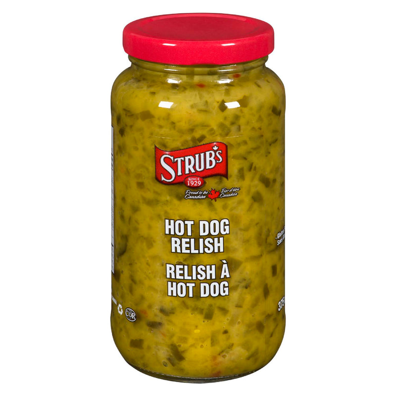 Strub's Hot Dog Relish, 375 mL