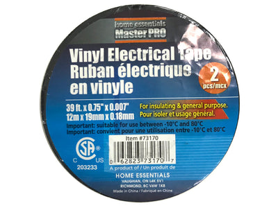 Master Pro Vinyl Electrical Tape, 2 ct