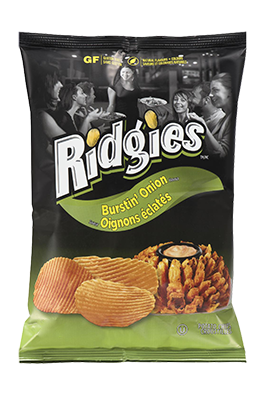 OLD DUTCH RIDGIES BURSTIN' ONION, 220 g