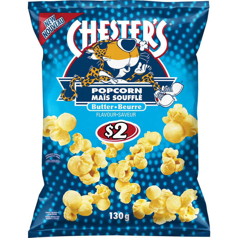 Chester's Butter Popcorn, 130 g