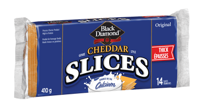 Black Diamond Original Thick Cheddar Cheese Slices, 410g