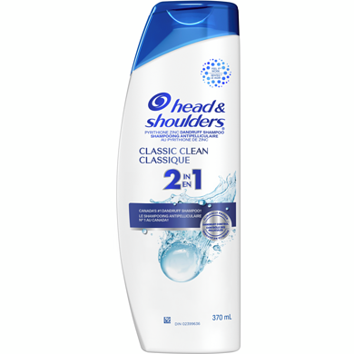 Head & Shoulders Classic Clean 2 in 1 Shampoo, 370 mL