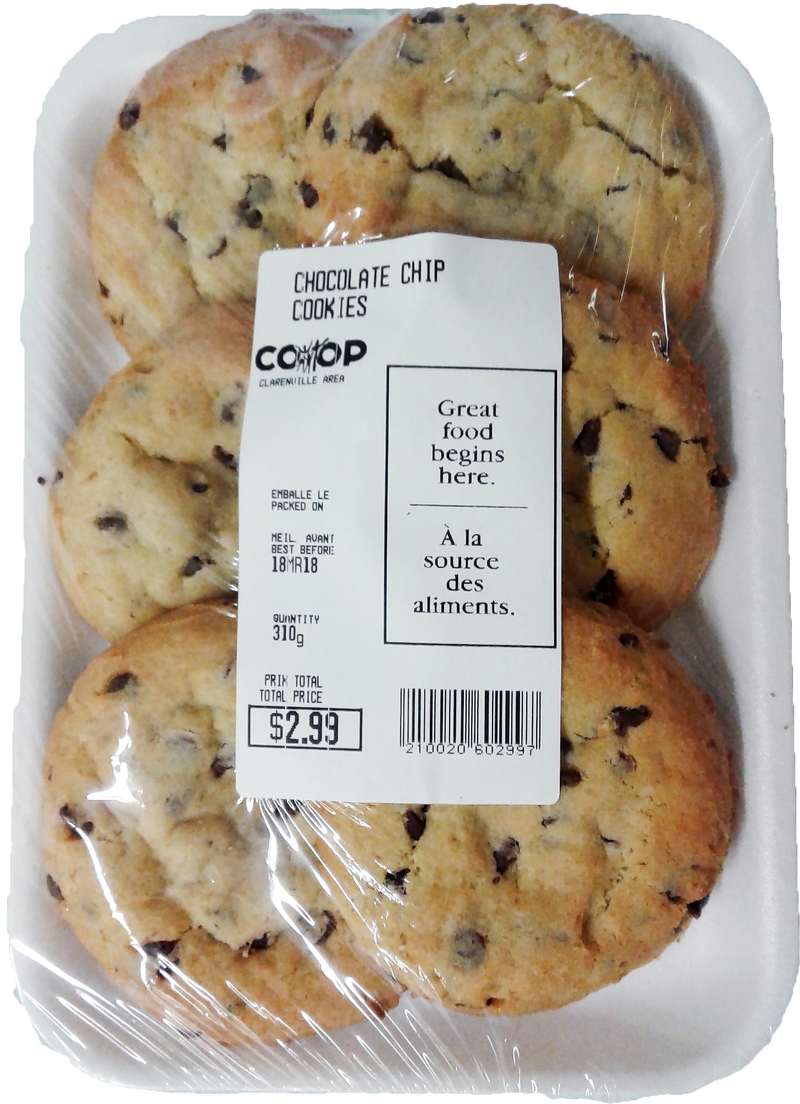 Chocolate Chip Cookies, 6 pk