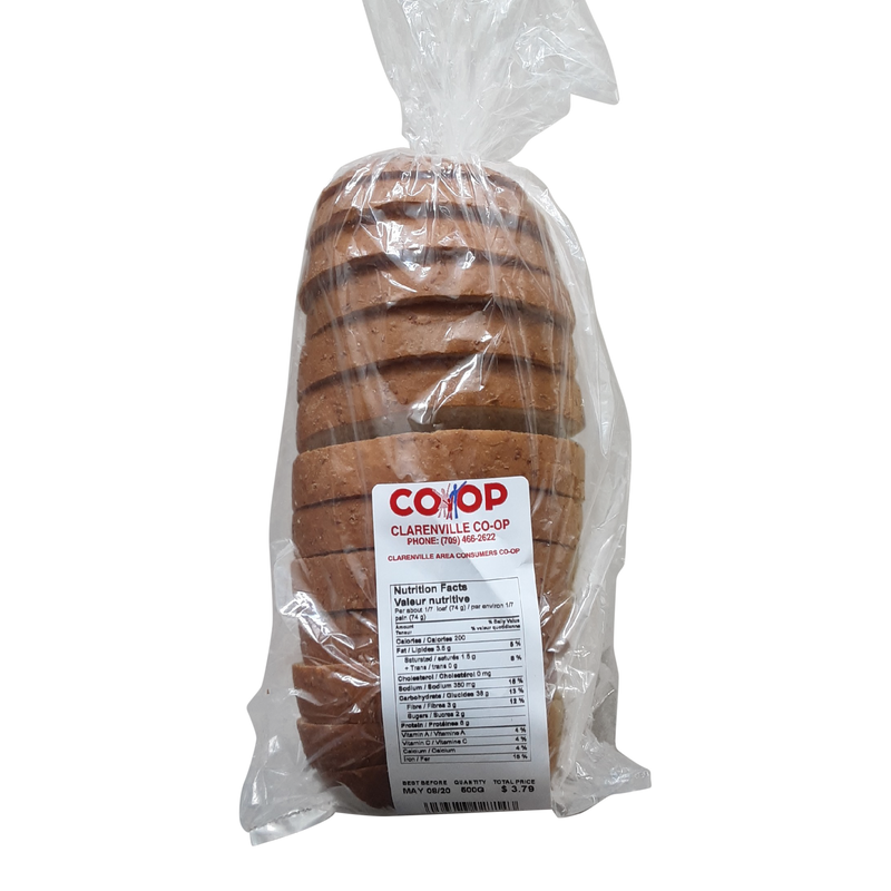 Thick Sliced 60% Whole Wheat Bread, 500 g