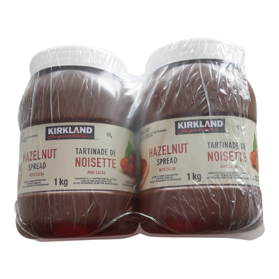 Kirkland Signature Hazelnut Spread, 2 x 1 kg