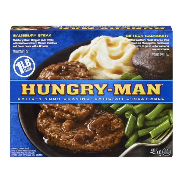 Hungry Man Salisbury Steak, 455 g
