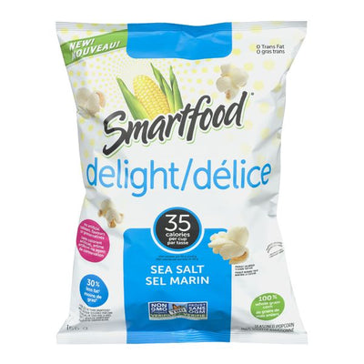 Smartfood Delight Sea Salt Popcorn, 156 g