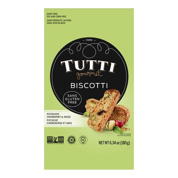 Tutti Gourmet Pistachio Cranberry & Anise Biscotti, 180 g