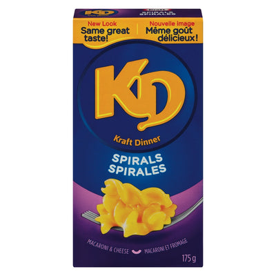 Kraft Dinner Spirals Macaroni and Cheese, 175 g
