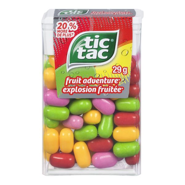 Tic Tac Fruit Adventure Mints, 29 g