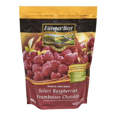 Europe's Best Select Raspberries, 400 g