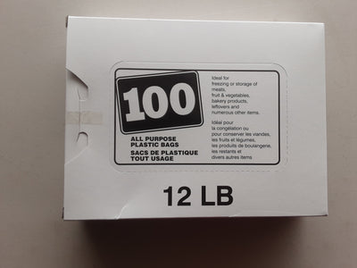 POLY BAGS, 12 LB