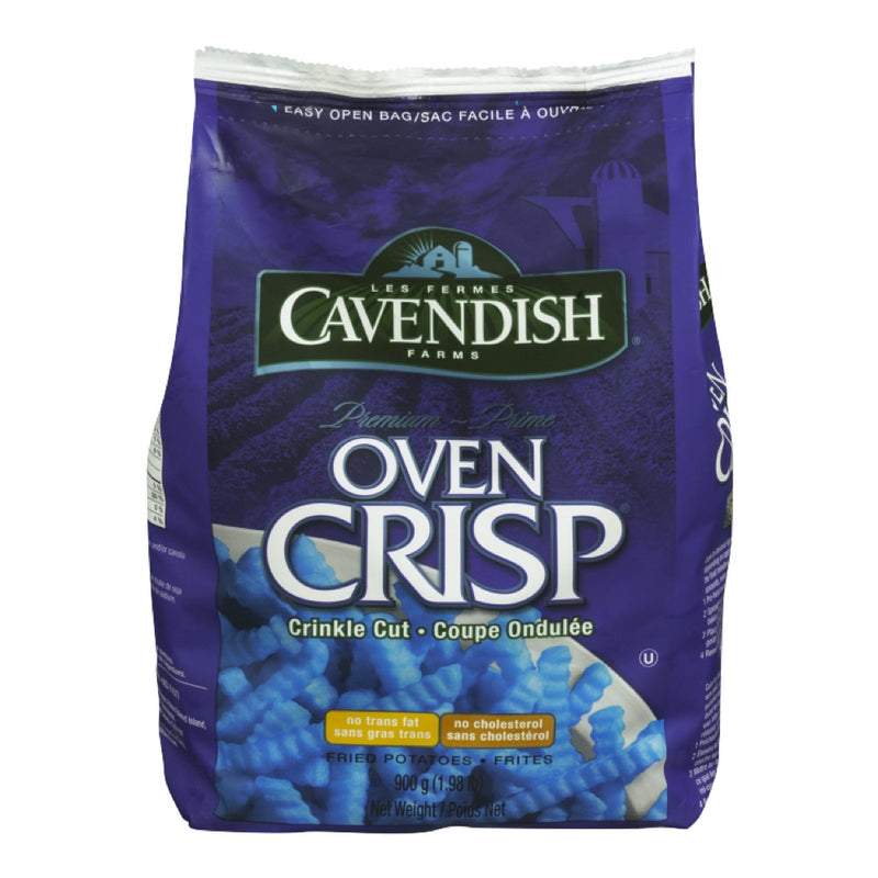 Cavendish Oven Crisp Crinkle Cut Fries, 900 g
