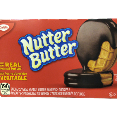 Christie Nutter Butter Fudge Covered Peanut Butter Sandwich Cookies, 223 g
