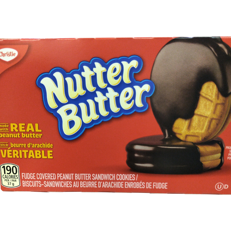 Christie Nutter Butter Fudge Covered Peanut Butter Sandwich Cookies, 223 g