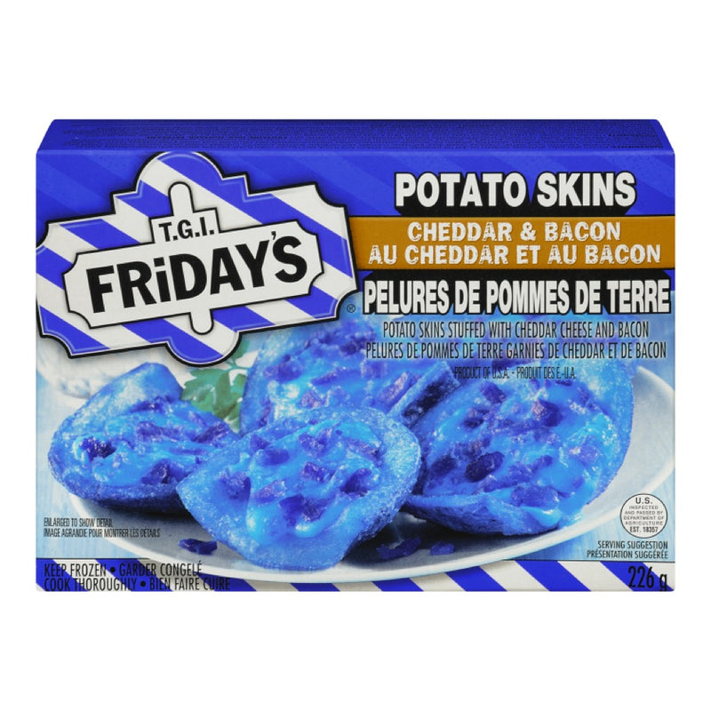 TGI Fridays Cheddar & Bacon Potato Skins, 226 g