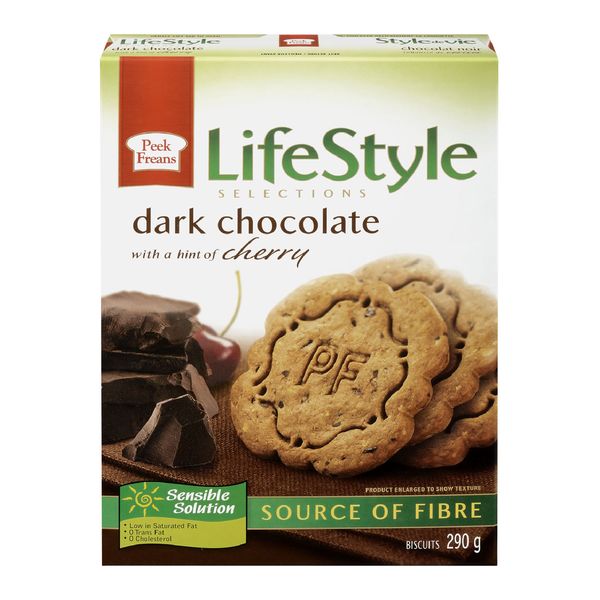 LifeStyle, Dark Chocolate Cherry Cookies, 290 g