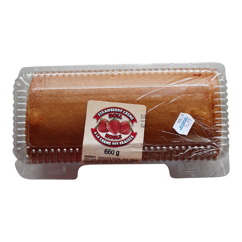 Strawberry Creme Roll, 660 g