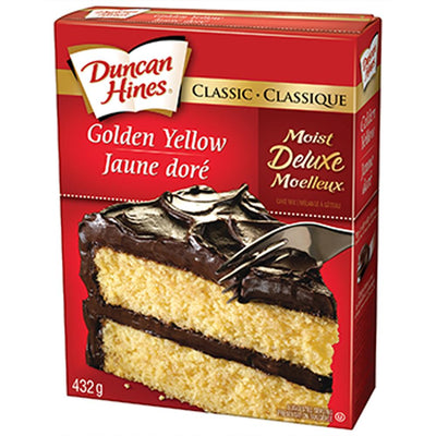 Duncan Hines Goldent Yellow Cake Mix, 432 g