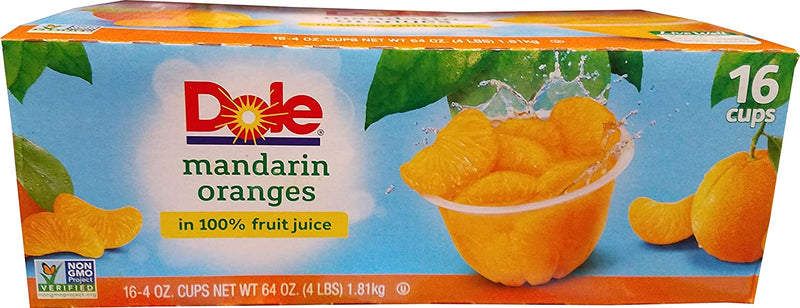 Dole Mandarin Oranges In Fruit Juice, 1.81 kg  (16 x 107mL)