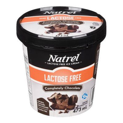 Natrel Lactose Free Completely Chocolate Ice Cream, 473 mL