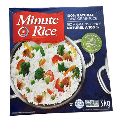 Minute Rice Jumbo, 3 kg